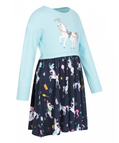 Poppy Kids Organic Long Sleeve Dress Navy $12.87 Dresses & Skirts