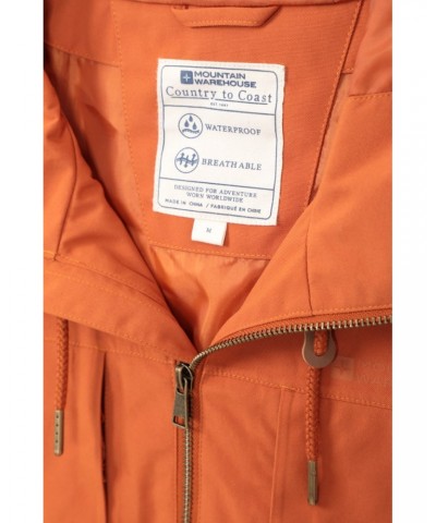 Route Mens Waterproof Jacket Orange $37.60 Jackets