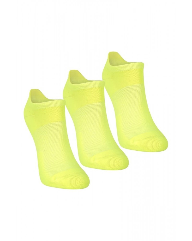 Active Womens Sneaker Socks 3-Pack Lime $10.82 Accessories