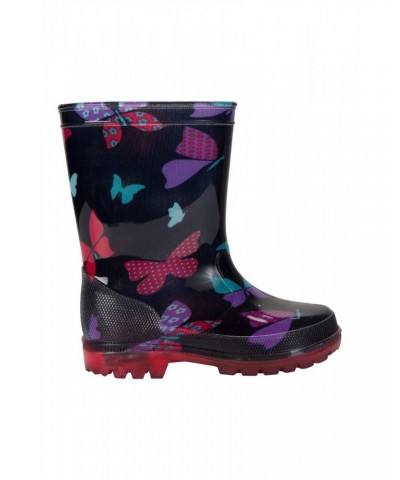 Splash Junior Flashing Lights Rain Boots Bright Pink $13.24 Footwear