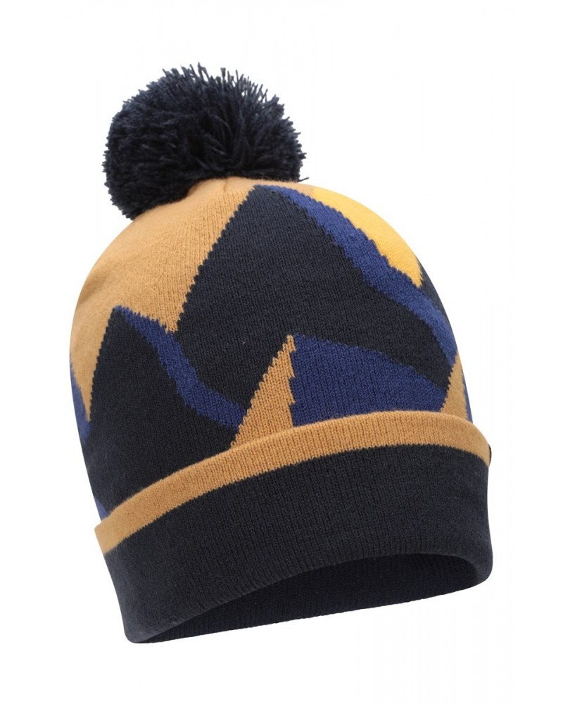 Everett Mountain Mens Recycled Beanie Navy $11.39 Accessories