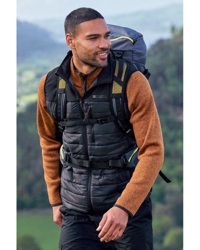 Turbine II Mens Insulated Hybrid Vest Black $23.19 Jackets