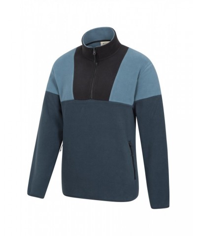 Berwick Mens Recycled Fleece Blue $17.48 Fleece