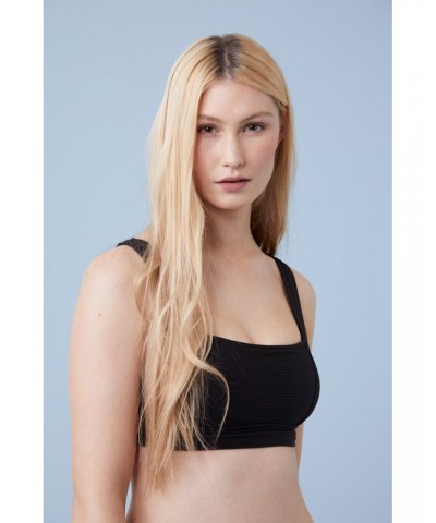 Pacer Womens Bikini Top Black $12.50 Swimwear