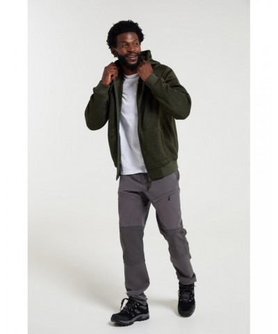 Nevis II Mens Fur Lined Hoodie Dark Khaki $30.80 Tops