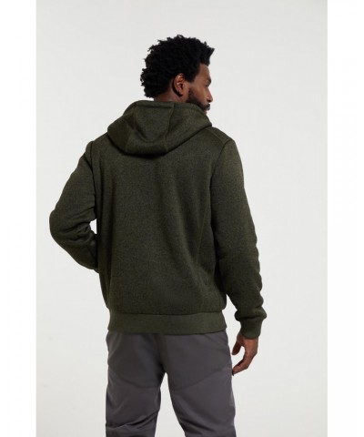 Nevis II Mens Fur Lined Hoodie Dark Khaki $30.80 Tops