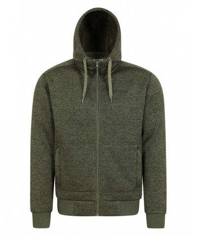 Nevis II Mens Fur Lined Hoodie Dark Khaki $30.80 Tops