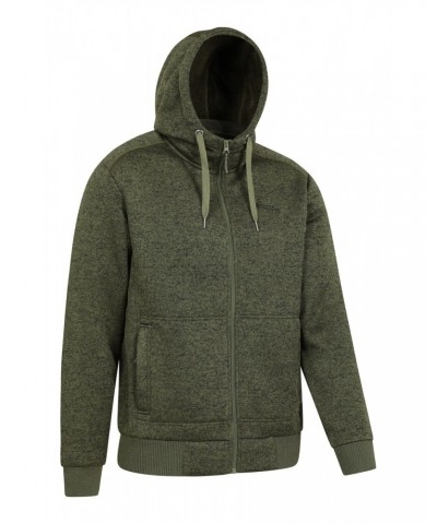 Nevis II Mens Fur Lined Hoodie Dark Khaki $30.80 Tops