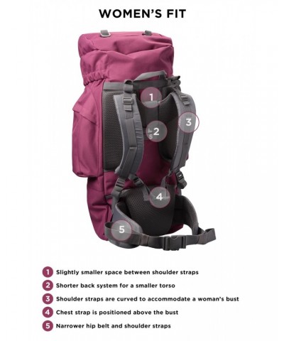 Tor 65L Backpack Berry $37.79 Backpacks