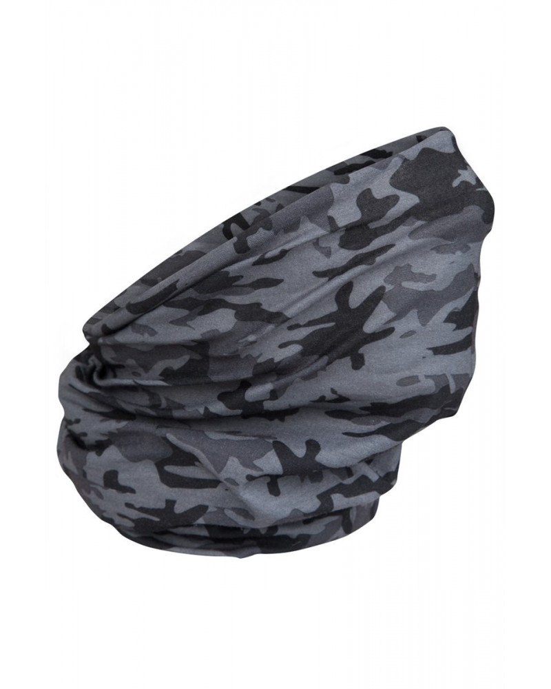 Mens Patterned Multifunctional Head Tube Black Camo $10.25 Accessories