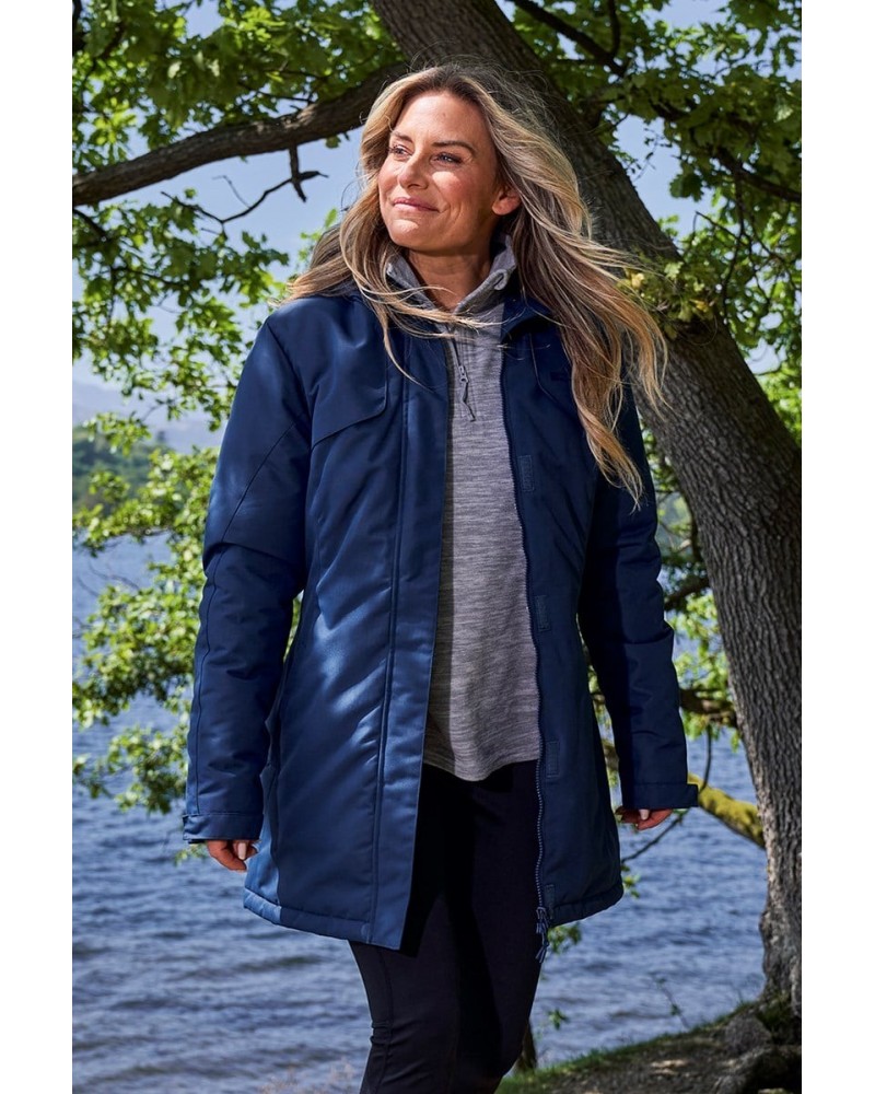 Flare Womens Parka Denim $34.40 Jackets