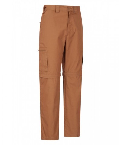 Trek Mens Zip Off Pants Tan $26.99 Pants