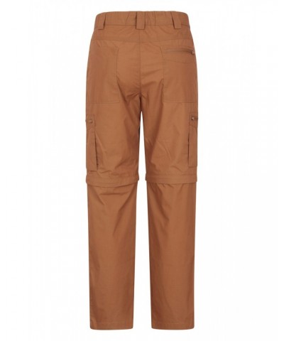 Trek Mens Zip Off Pants Tan $26.99 Pants