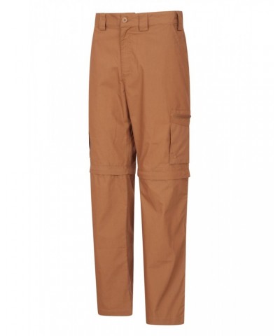 Trek Mens Zip Off Pants Tan $26.99 Pants