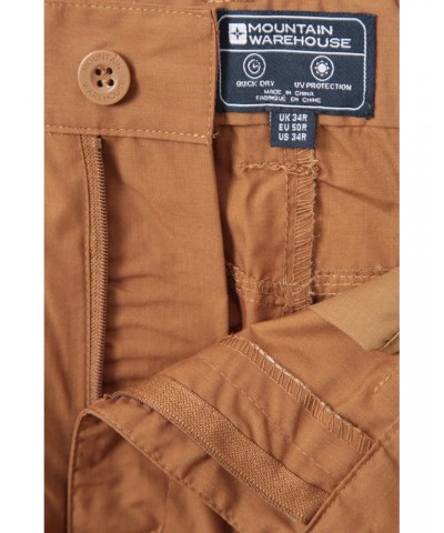 Trek Mens Zip Off Pants Tan $26.99 Pants