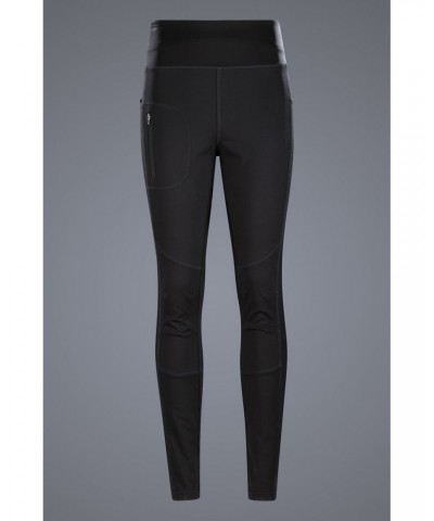 Ultra Hybrid Womens Leggings Black $24.75 Active