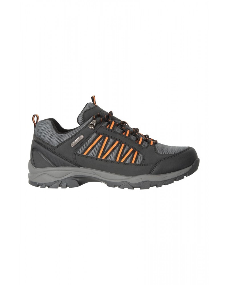 Path Mens Waterproof Outdoor Hiking Shoes Black $31.34 Footwear