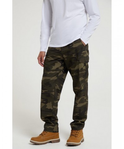 Lakeside Camo Mens Cargo Pants Khaki $17.76 Pants