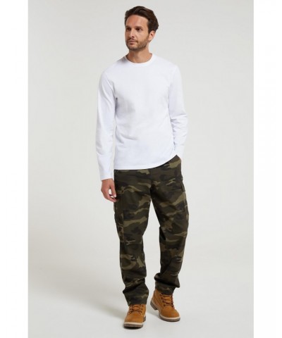 Lakeside Camo Mens Cargo Pants Khaki $17.76 Pants