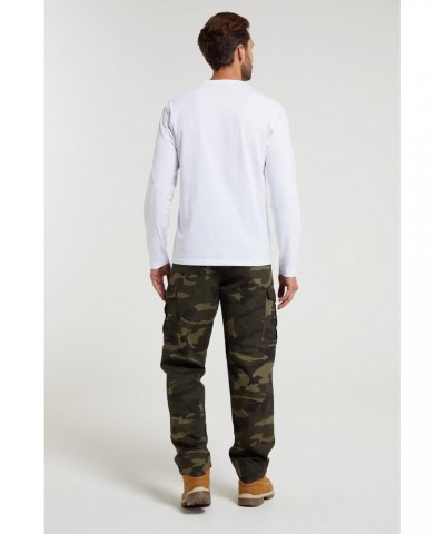 Lakeside Camo Mens Cargo Pants Khaki $17.76 Pants