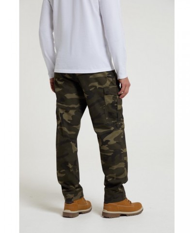 Lakeside Camo Mens Cargo Pants Khaki $17.76 Pants