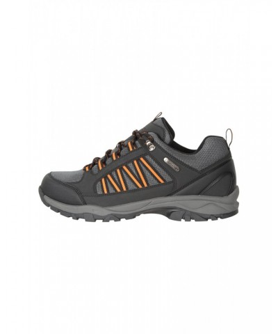 Path Mens Waterproof Outdoor Hiking Shoes Black $31.34 Footwear