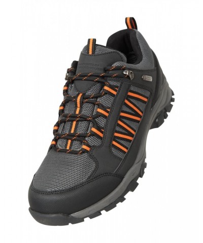 Path Mens Waterproof Outdoor Hiking Shoes Black $31.34 Footwear