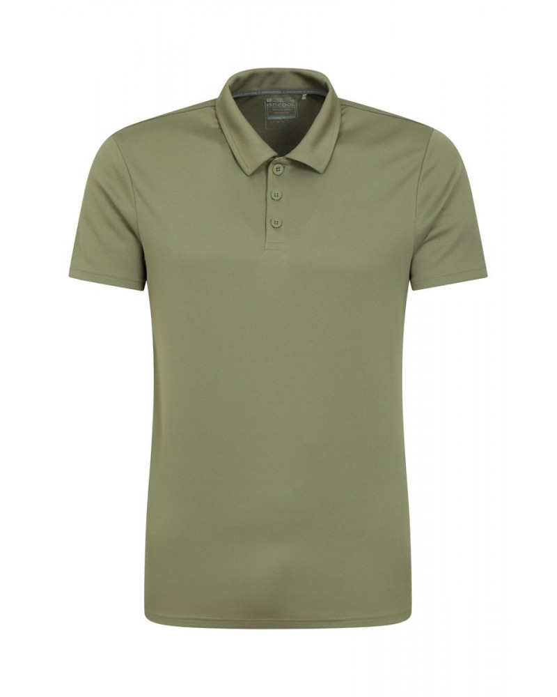 Endurance Isocool Mens Polo Khaki $15.38 Tops