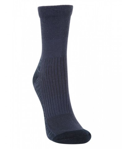 Isocool Womens Quarter Length Hiker Sock Navy $8.54 Accessories