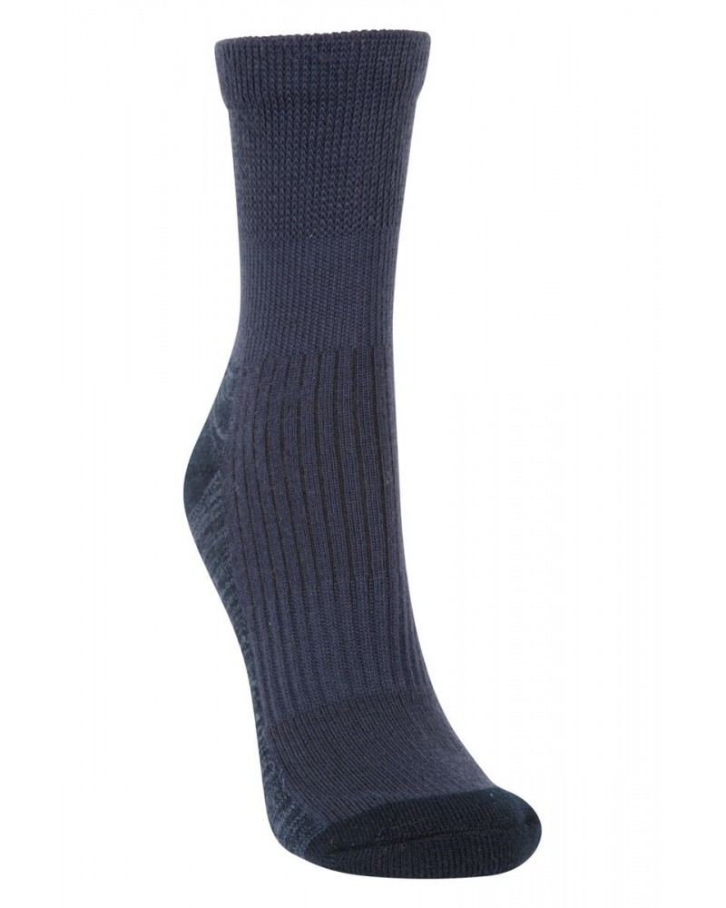 Isocool Womens Quarter Length Hiker Sock Navy $8.54 Accessories