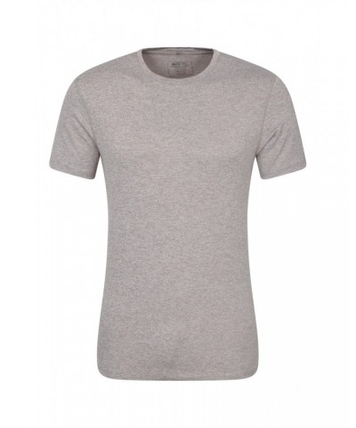 Echo Melange Mens Recycled T-Shirt Beige $15.84 Tops