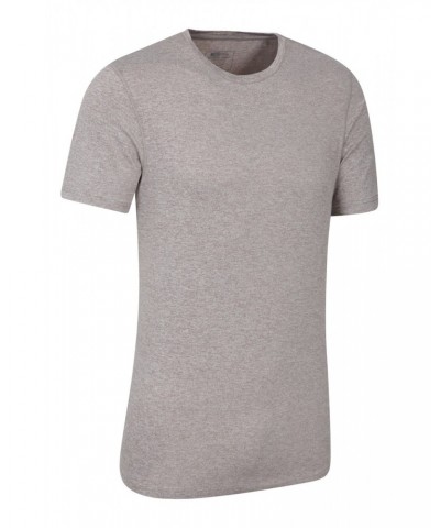 Echo Melange Mens Recycled T-Shirt Beige $15.84 Tops