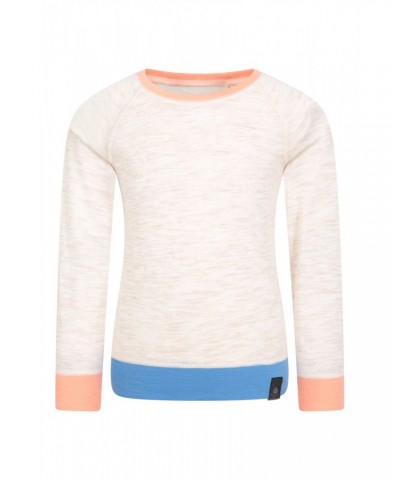 Kids Merino Colour Block Set Beige $22.50 Base Layers