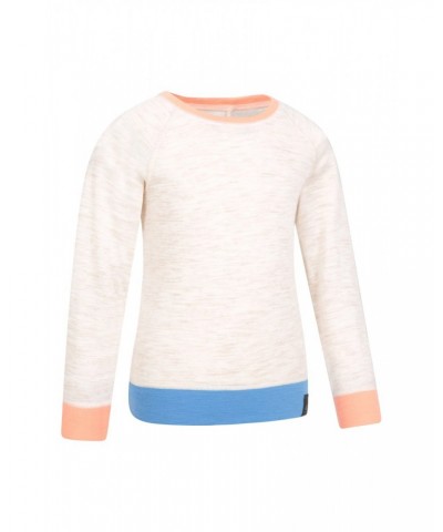 Kids Merino Colour Block Set Beige $22.50 Base Layers