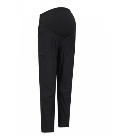 Maternity Hiker Stretch Womens Pants - Short Length Black $19.78 Maternity