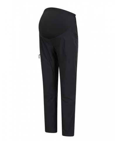 Maternity Hiker Stretch Womens Pants - Short Length Black $19.78 Maternity