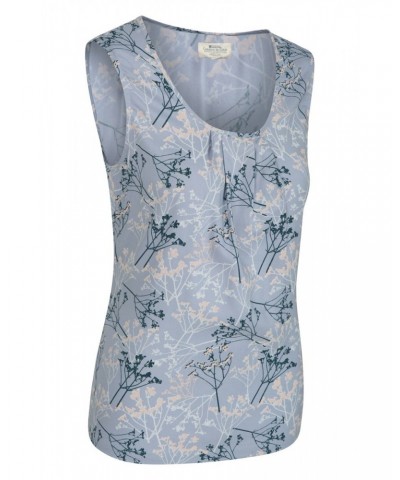 Orchid Printed Womens Tank Top Lilac $12.75 Tops