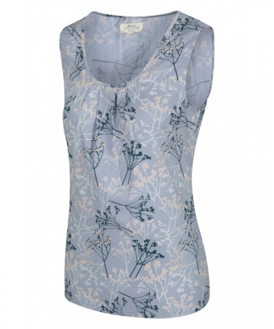 Orchid Printed Womens Tank Top Lilac $12.75 Tops