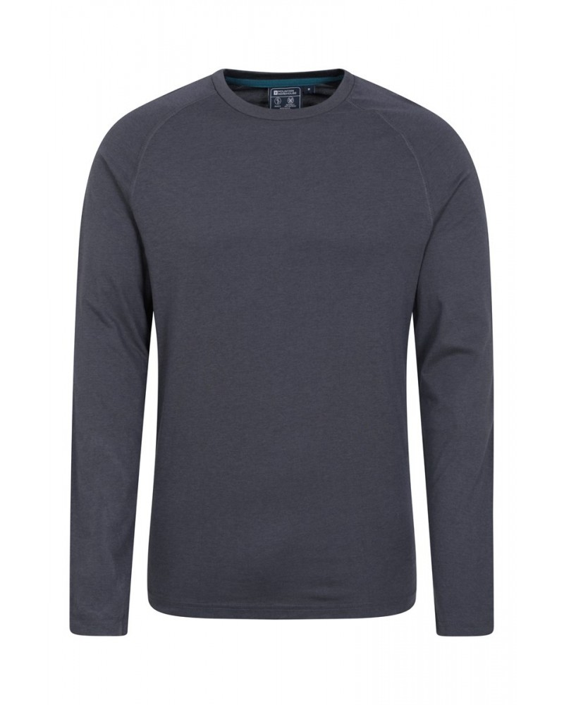 Saunter Mens Bamboo Crew Neck Top Navy $17.02 Tops