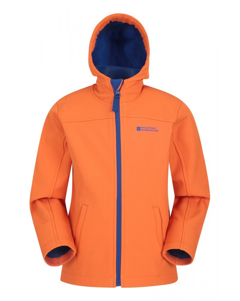 Exodus Kids Water Resistant Softshell Bright Orange $15.84 Jackets