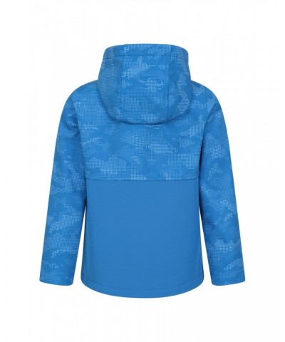 Exodus Kids Camo Print Softshell Cobalt $14.99 Softshell Jackets