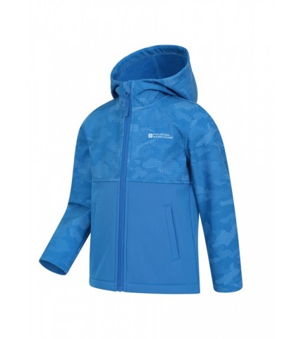 Exodus Kids Camo Print Softshell Cobalt $14.99 Softshell Jackets