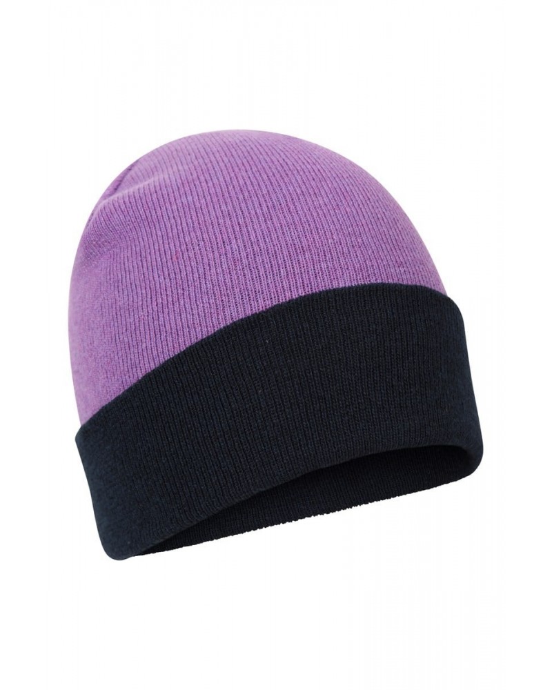 Augusta Womens Recycled Reversible Beanie Lilac $10.44 Accessories