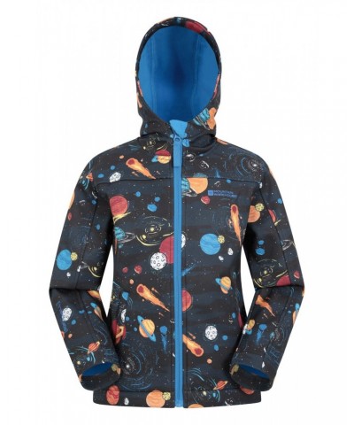 Exodus II Kids Printed Water-resistant Softshell Spacey Midnight $19.13 Jackets