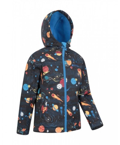 Exodus II Kids Printed Water-resistant Softshell Spacey Midnight $19.13 Jackets