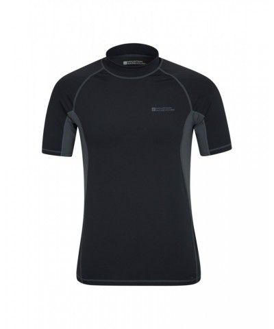 Mens UV Rash Guard Charcoal $14.24 Swimwear