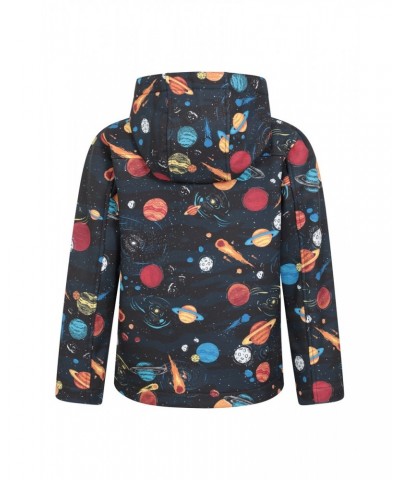 Exodus II Kids Printed Water-resistant Softshell Spacey Midnight $19.13 Jackets