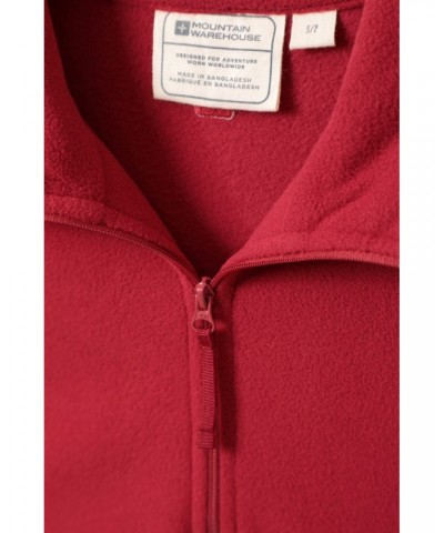 Camber Womens Half-Zip Fleece Red $13.49 Fleece