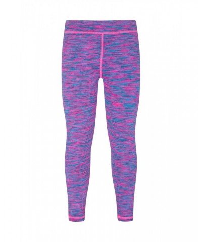 Kayleigh Kids Space Dye Leggings Bright Pink $12.75 Active