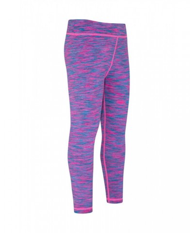 Kayleigh Kids Space Dye Leggings Bright Pink $12.75 Active